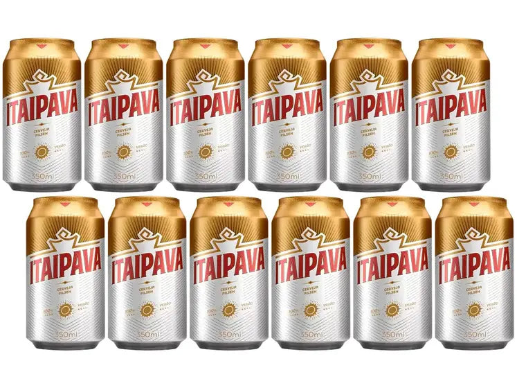 Cerveja Itaipava Pilsen Puro Malte 48 Unidades Lata 350ml